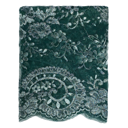 metallic lace green metallic silver